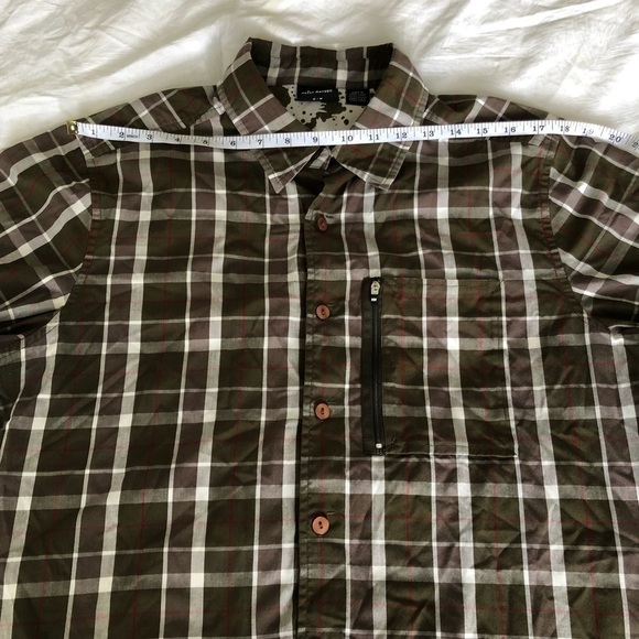 𝅺Helly Hansen Plaid Button Down Short Sleeve Shirt - Picture 9 of 12
